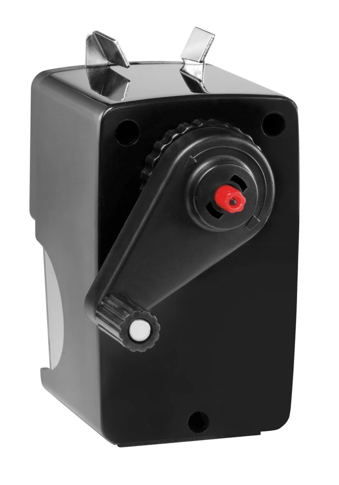 Westcott Spitzmaschine mit Kurbel, Anspitzer Stifte 7-12mm, Spitzer mit Dose - Bild 3 von 4