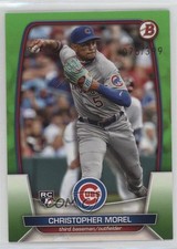 2023 Bowman Neon Green 76/399 Christopher Morel #34 0g9