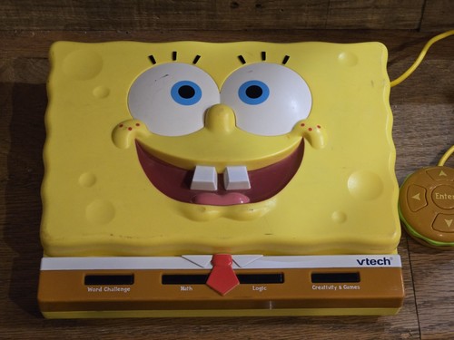VTech SpongeBob SquarePants 15 Activity Educational Laptop 2008 TESTED Works - Picture 15 of 18