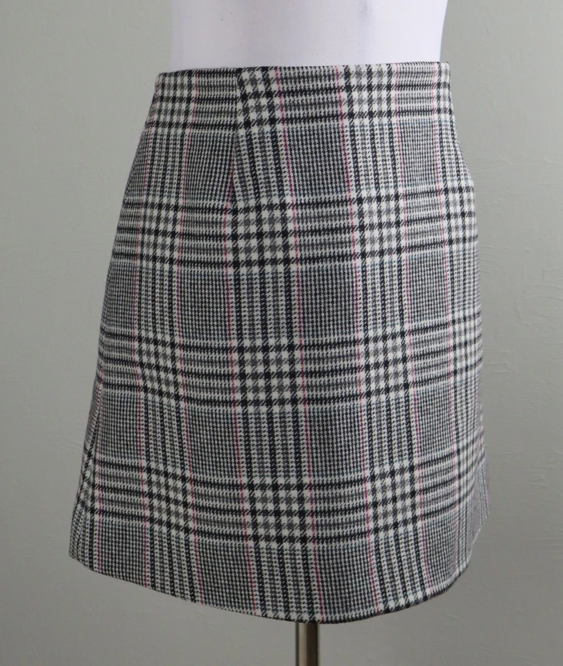 VINEYARD VINES новый с Ярлыками $168 кнопка спереди с подкладкой шерсти юбка в клетку Glenn размер маленький - Изображение 4 из 4