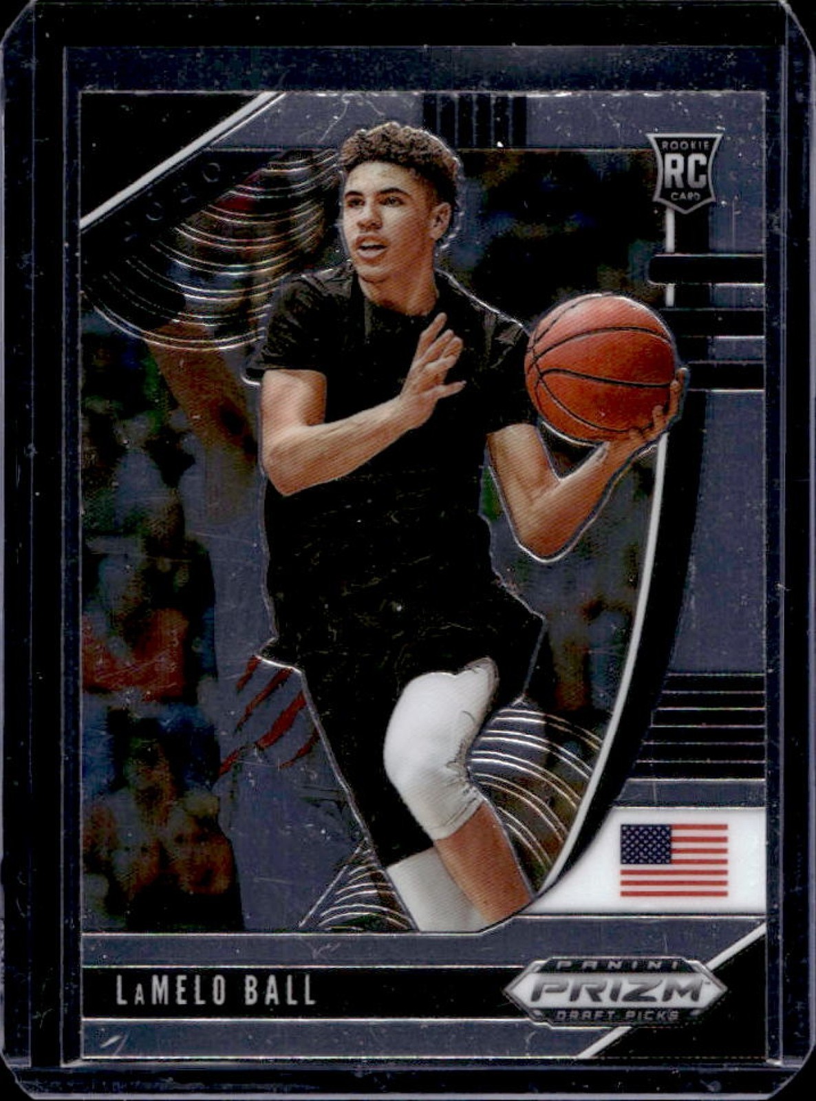 2020-21 Prizm Draft Picks Collegiate LaMelo Ball RC Rookie #3