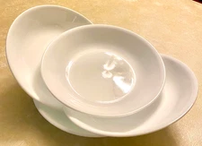 Corelle by Corning Individual Pasta Bowls 20 oz. Coupe 8 1/2" x 1 1/2" Set of 4