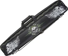 Eight Ball Mafia EBMSCE 4X8 Skull Design & EBM Patch Pool/Billiard Soft Cue Case