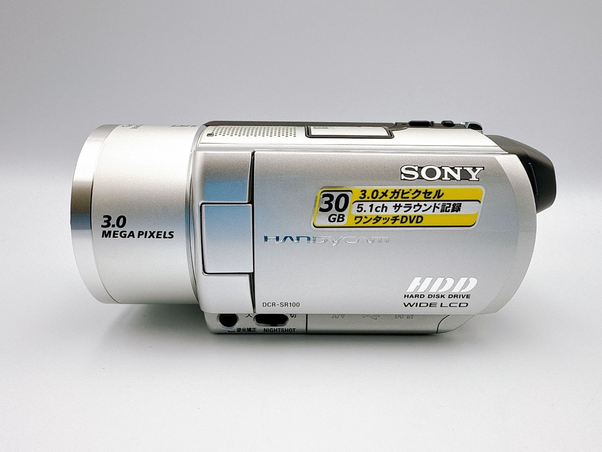 美品SONY HANDYCAM DCR-SR100 Sony DCR-SR100 30GB hard drive camcorder at Crutchfield