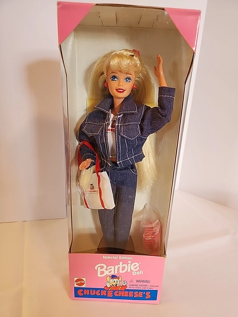 NIB 1995 Chuck E Cheese Special Edition Barbie Doll