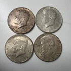 1964 Kennedy Half Dollars - Lot of 4 - 90% Silver - PP