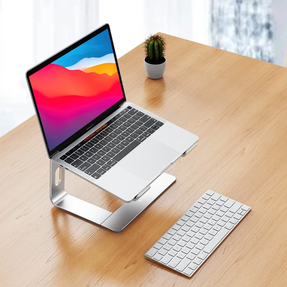 LS03 Aluminum Laptop Stand, Ergonomic Detachable Computer Stand, Notebook Ris... - Image 2 of 4