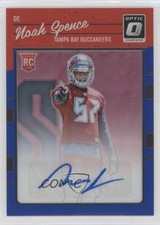 2016 Donruss Optic Blue Signatures 43/75 Noah Spence #134 Auto n1u