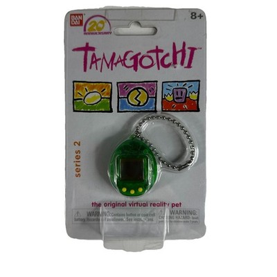 Tamagotchi 20th Anniversary Green Mini Virtual Pet Bandai Series 2