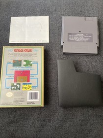 King's Knight (NES, Nintendo) Box, Game, & Manual !