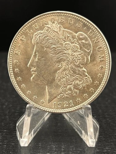 1921 Morgan  $1 US Coin 90% Silver~ BU~ Great Add To Collection,  #1105