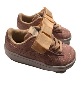 puma pink glitter sneakers