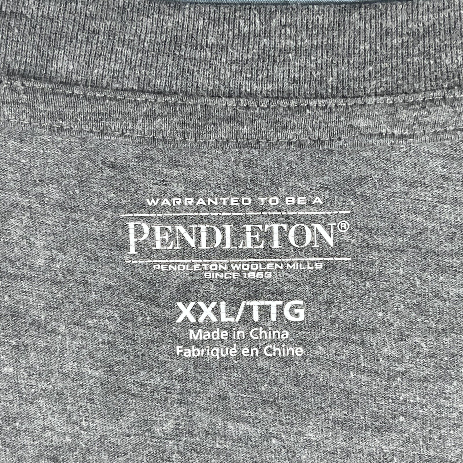 Pendleton Pullover Quarter Button Long Sleeve Shi… - image 4