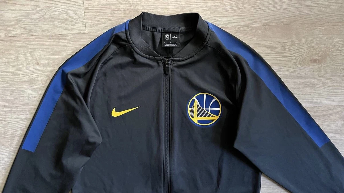 GOLDEN STATE WARRIORS JACKET NBA TRACKSUIT BASKETBALL NIKE 923082-060 SIZE  XL