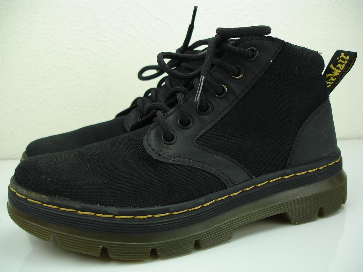 Doc Martens Bonny Tech Chukka Combat Boots Black Lace-Up