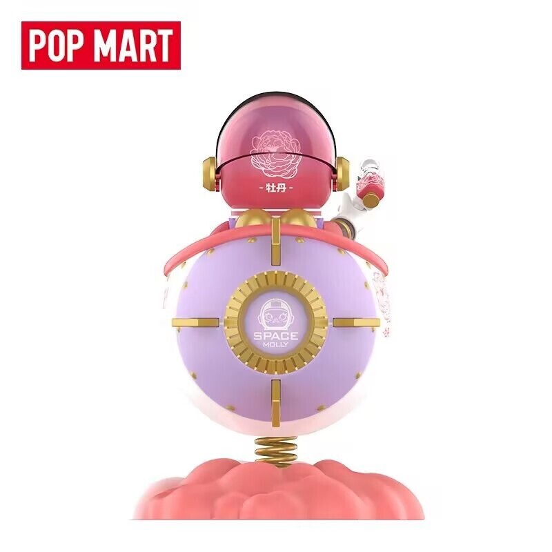 その他 POP MART MEGA SPACE MOLLY Blooming-Peony POP MART MEGA SPACE MOLLY 100% Blooming Peony Figure Toy New