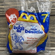 Disney Pixar A Bugs Life Hooper Wind Up Toy 1998 Vtg McDonalds Happy Meal Toy