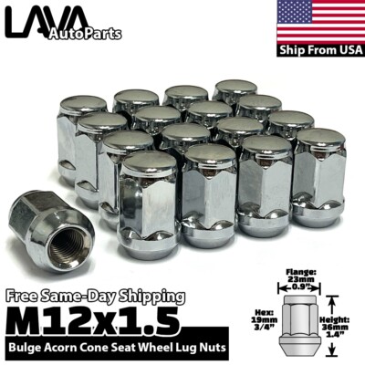 20 zink wielmoeren M12 x 1,5 x 34 SW19 conisch 60° aluminium stalen velgen Chevrolet 20 zink wielmoeren M12 x 1,5 x 34 SW19 conisch 60° aluminium stalen velgen Chevrolet