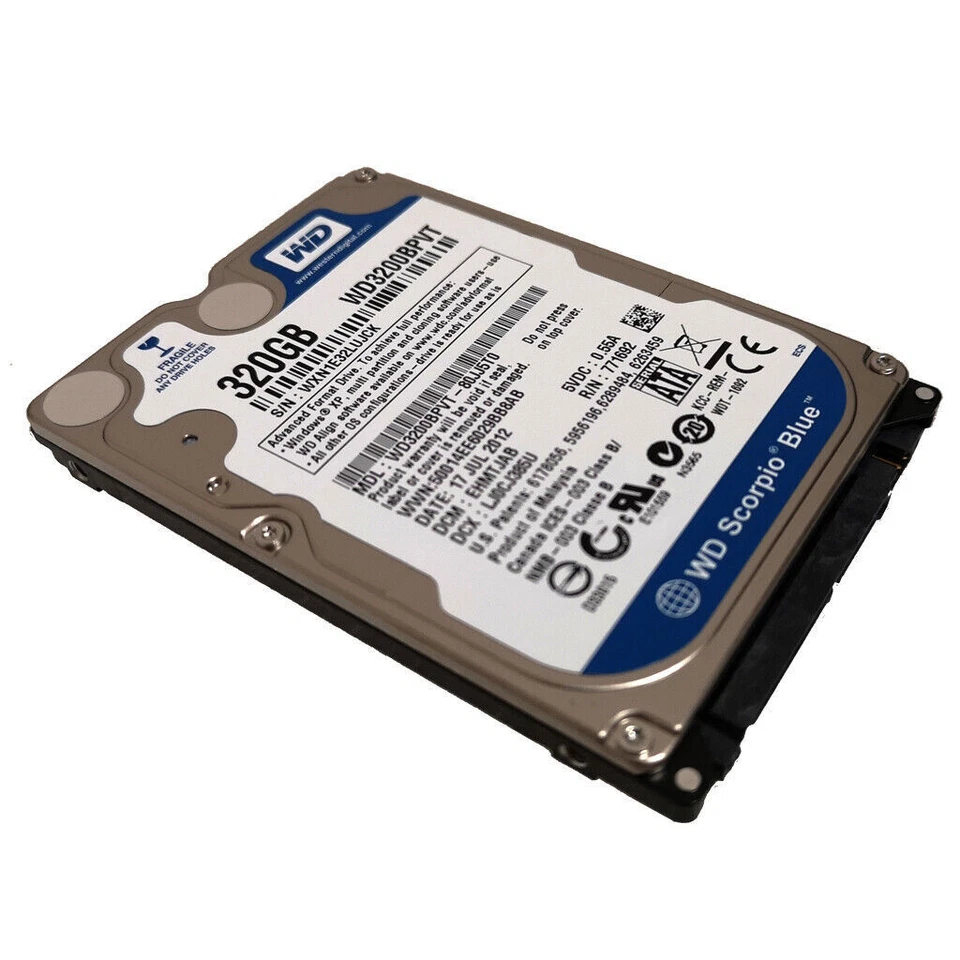 Western Digital WD3200BPVT 5400RPM 320GB SATA 2.5" Laptop HDD Hard Disk Drive - Image 2 of 4