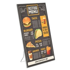 Clear Acrylic 8.5x11" Photo Frame Sign Holder Portrait Table Stand for Desk