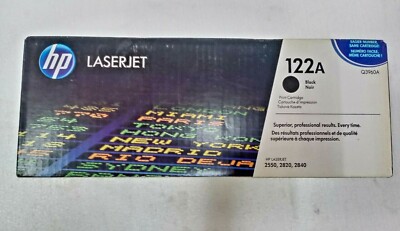 HP 122 A Black Original Toner Cartridge for HP Laser Jet Black Noir ...