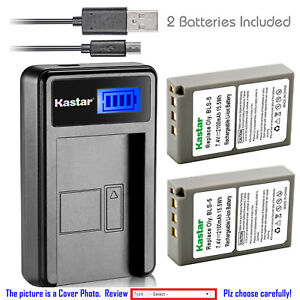 Kastar Battery Lcd Charger For Olympus Bls 5 Ps Bls5 Bls 50 Om D E M10 Mark Iii Ebay