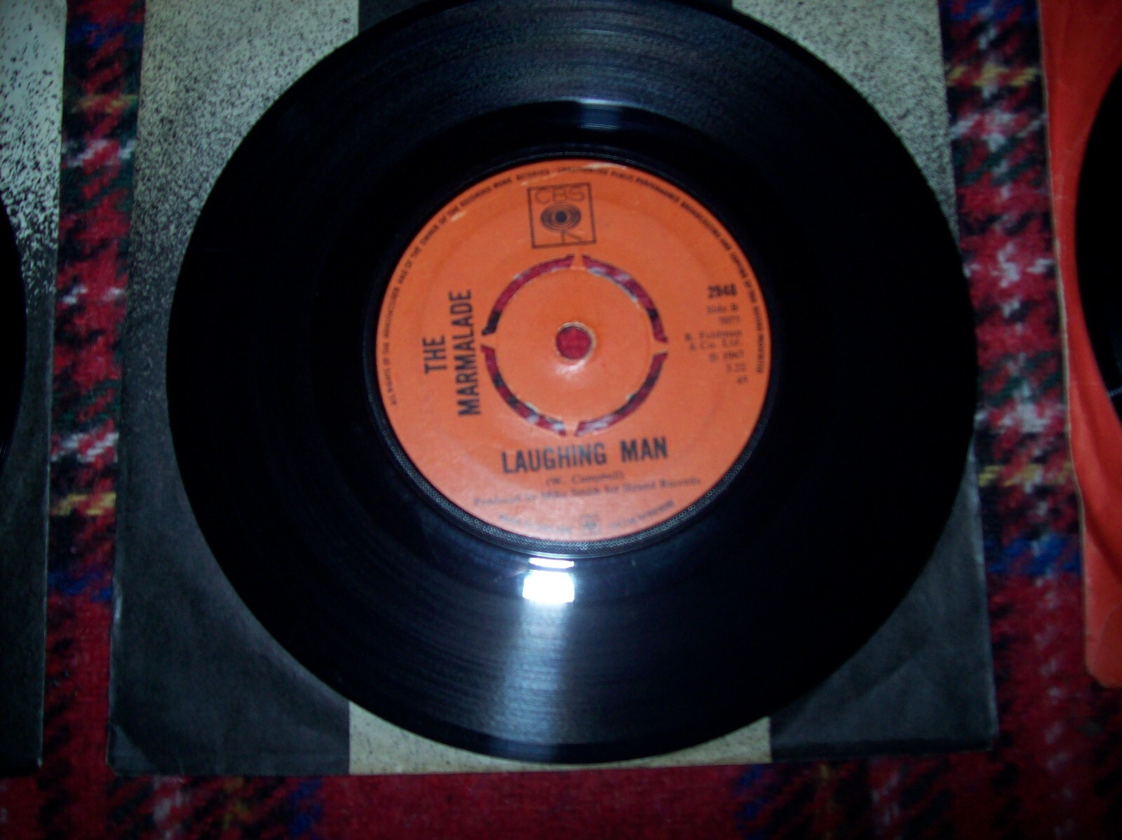 the marmalade i see the rain laughing man .. 1967 cbs 45 2948 eBay