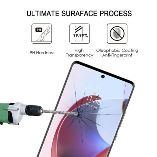 Película de vidrio templado de pantalla completa borde curvo ultra 3D para Motorola Edge 30 - Imagen 6 de 7