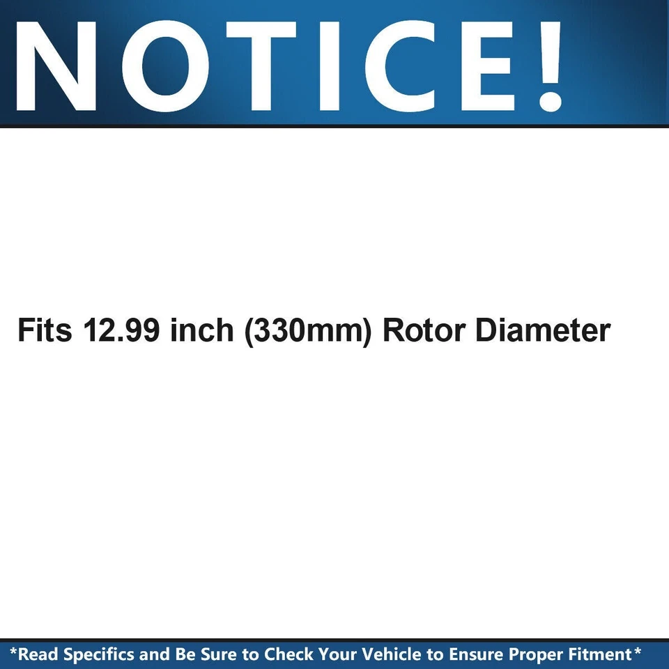 Rotores de freno delanteros perforados para Chevy GMC Silverado Sierra Suburban 1500 Tahoe Foto 3 de 4