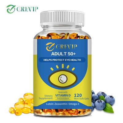 Erwachsene 50+ 466 mg - Omega-3 EPA DHA Eye Health Care Vision Support Supple
