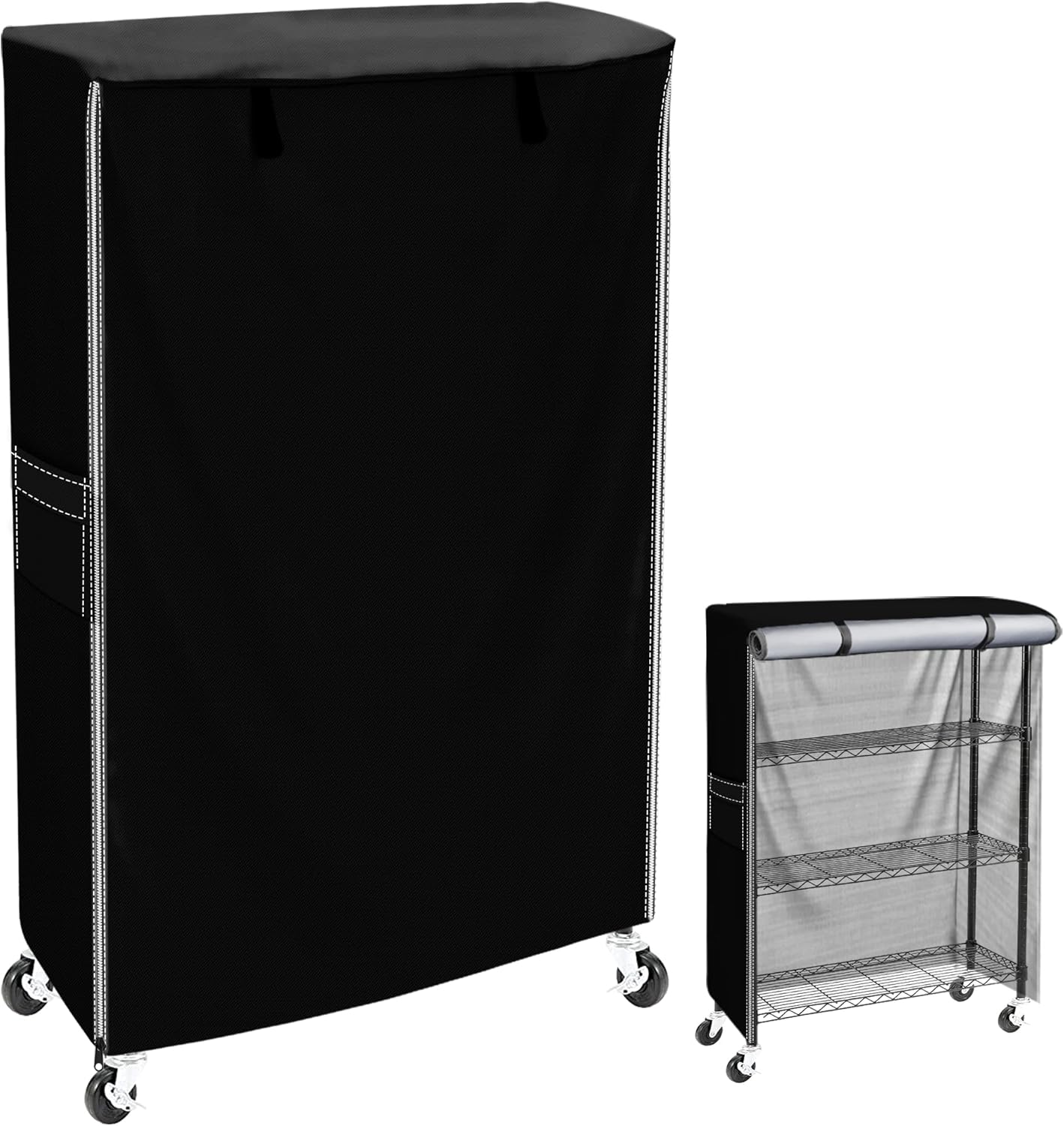 Waterproof Heavy Duty 600D Oxford Wire Rack Cover Dustproof Outdoor Shelving Protector