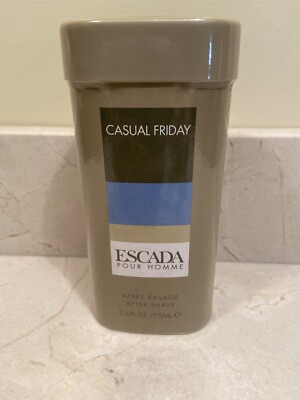 Casual Friday by Escada After Shave Splash for Men 2.5 fl oz New In Box Sealed