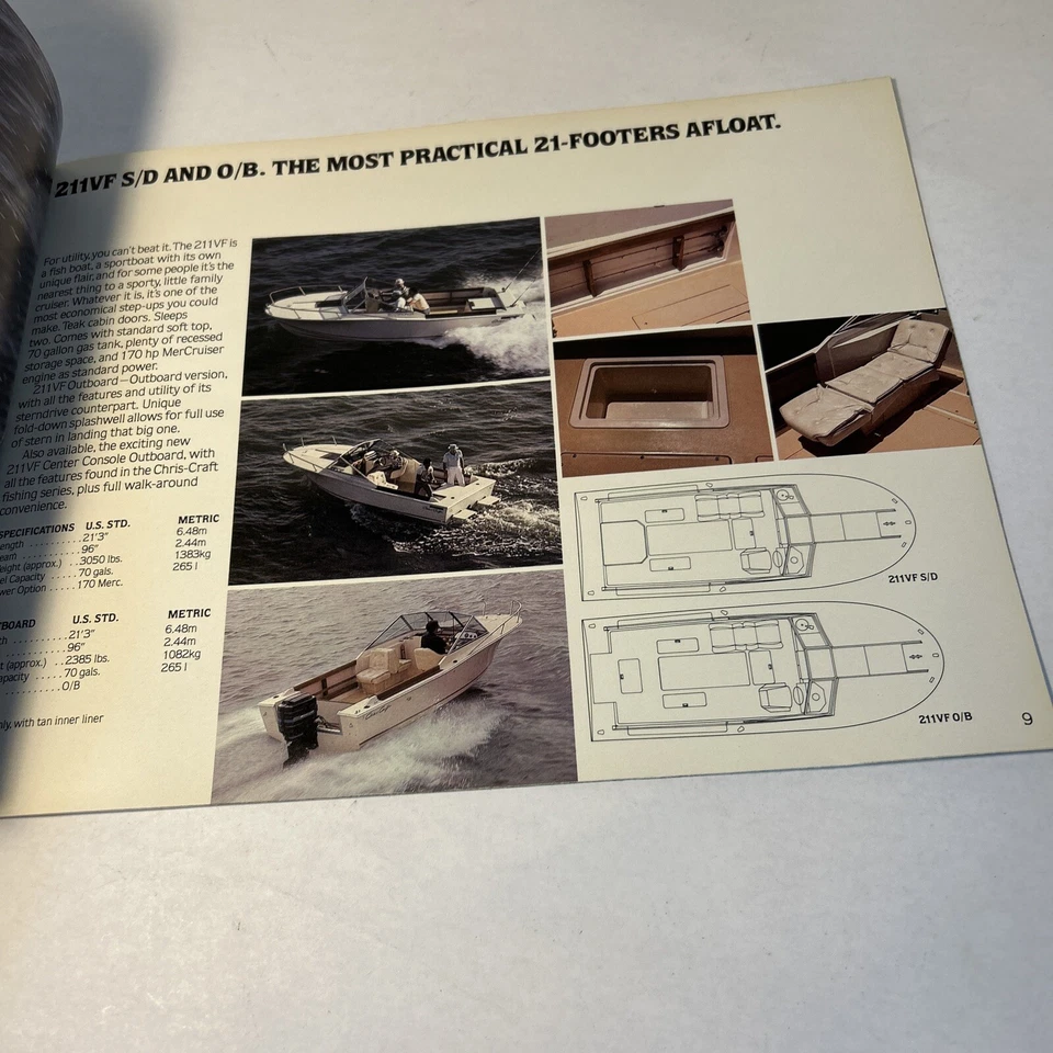 Folleto/catálogo Chris Craft 1980 Sport Performance Boat (Stinger/Scorpion) Foto 4 de 4