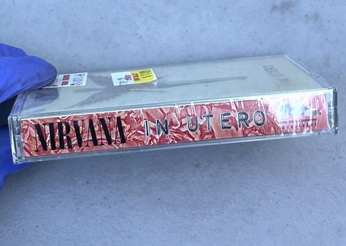 Nirvana In Utero Cassette Tape NEW Sealed Genuine Vintage Kurt Cobain Grunge - Picture 5 of 6