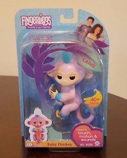 AUTHENTIC W0WWEE TWO TONE PINK CANDI FINGERLINGS BABY MONKEY SEE DETAILS