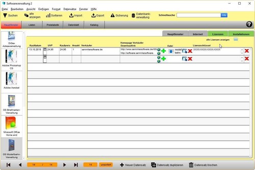 GS Software Management 2 - Zarządzanie plikami instalacyjnymi i kluczami licencyjnymi - Zdjęcie 8 z 9