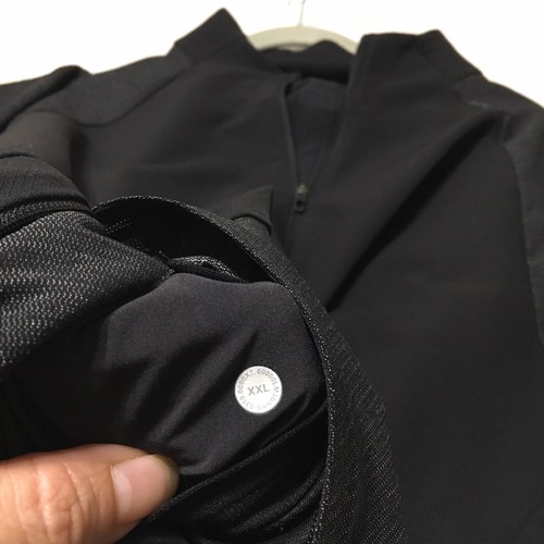 Lululemon Zip Up Track Jacket Men XXL Black License to Train Athletic Run Gym - Picture 15 of 17
