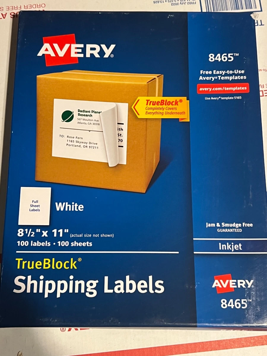 Avery Shipping Labels For Copiers 2 X 41/4 1,000 Labels, 56 OFF