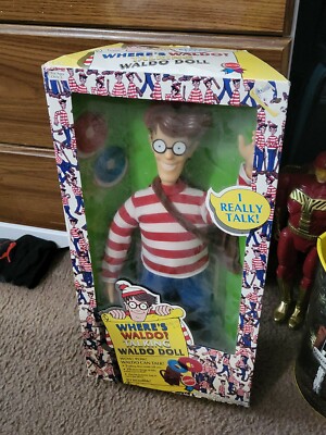 Vintage 1991 Mattel Where's Waldo? Waldo Talking Doll 18