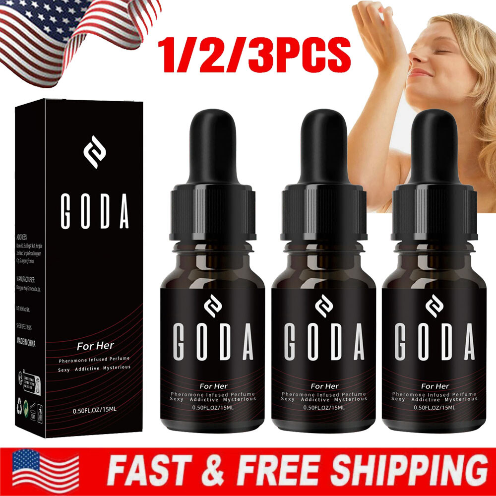 1~3PCS 15ml GODA For Her Pheromone Perfume for Women Long-Lasting Jasmine & Rose