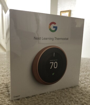 Nest 3rd Generation T3021US Learning Copper Programmable Thermostat