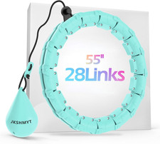 Weighted Hula Circle Hoops for Adults Weight Loss, Infinity Fitness Hoop plus Si