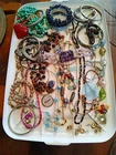 Vintage Costume Jewelry Junk Drawer Lot Earrings Pendants Bracelets Necklaces