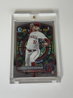 TYLER BREMNER 2025 BOWMAN CHROME DRAFT 1ST ETCHED IN GLASS ROOKIE #BDC-37 Q0208