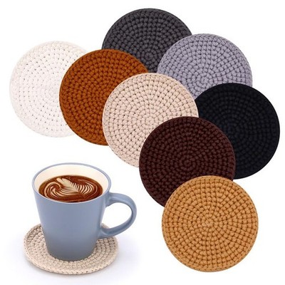 Crochet Kit for Beginners, Crochet Kit, 8 Pcs Crochet Coasters Kits with Croc...