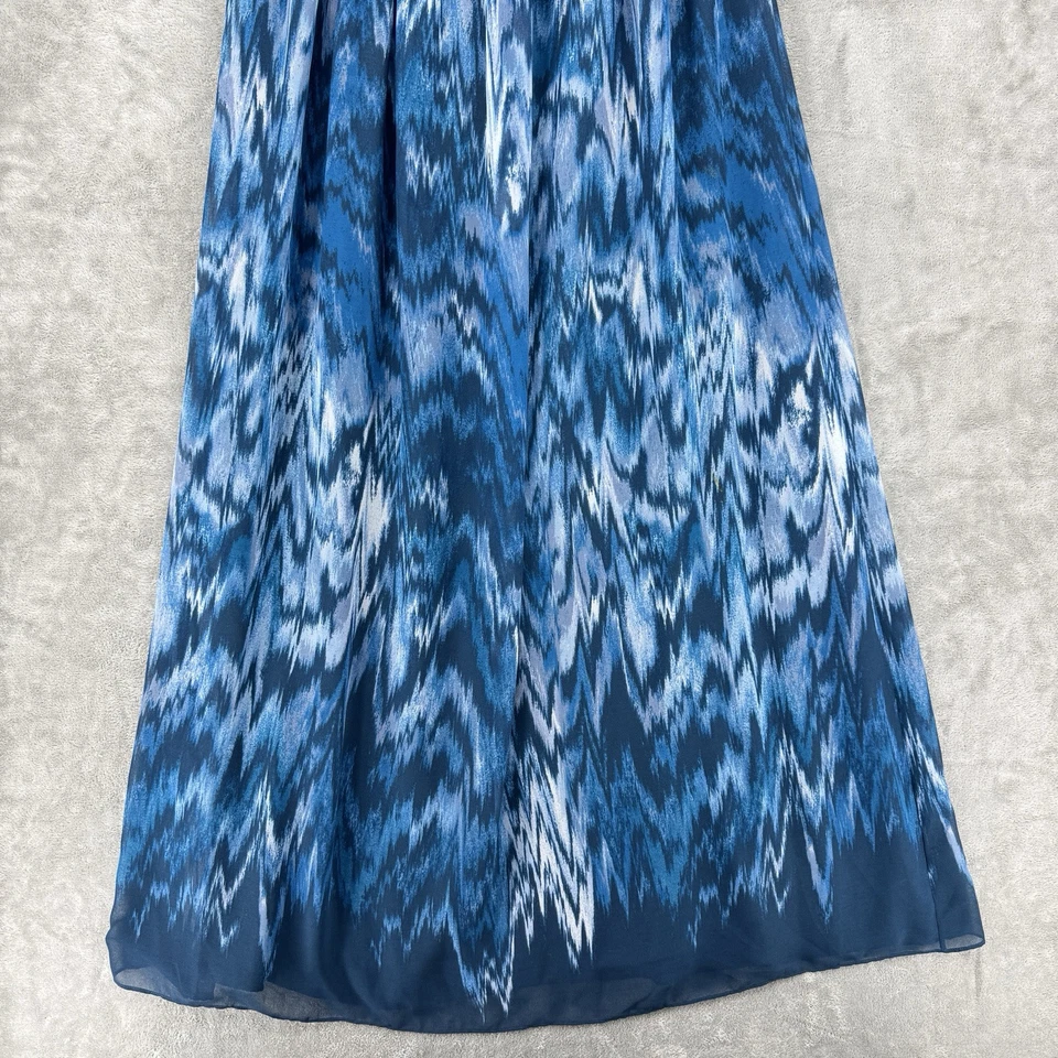 Calvin Klein Dress Womens 12 Chiffon Gown Evening Event Strapless Wedding Lined - Image 4 of 4