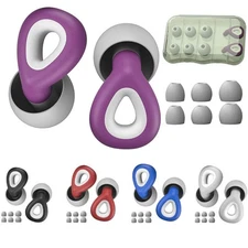 Waterproof Noise Cancelling Reduce Ear Plugs Hearing Protection Concert Sleeping