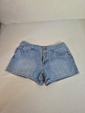 Juniors Size 7 100% Cotton Jean Denim Shorts Summer Bottoms Y2k Style Vintage
