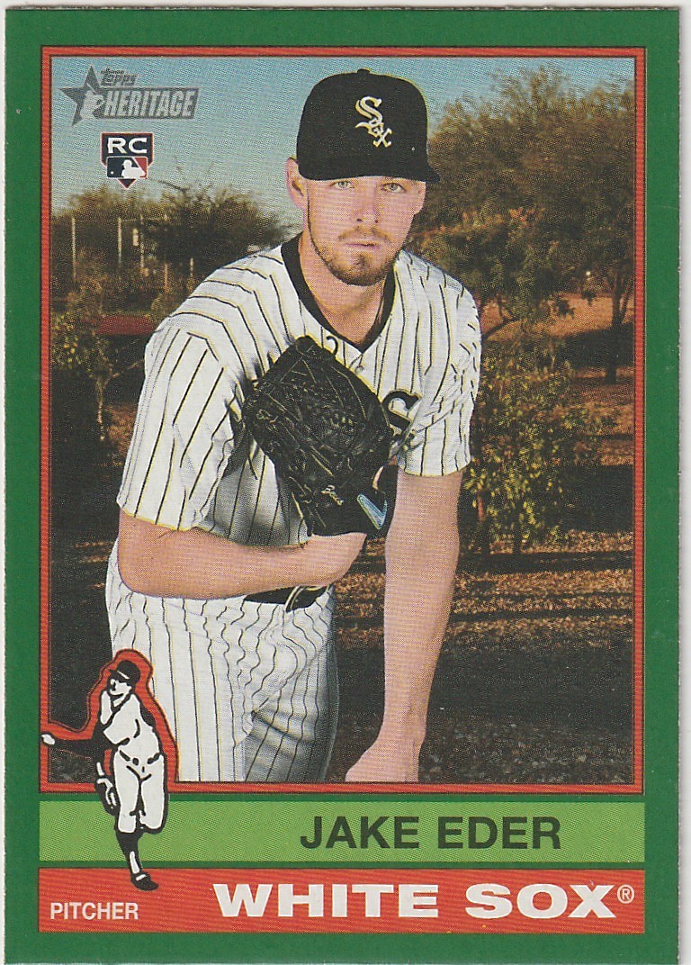 2025 Topps Heritage #95 Jake Eder Dark Green