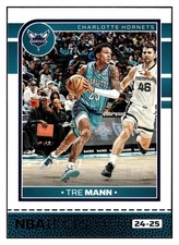 2024-25 Panini Tre Mann Base Set NBA Hoops Basketball Card